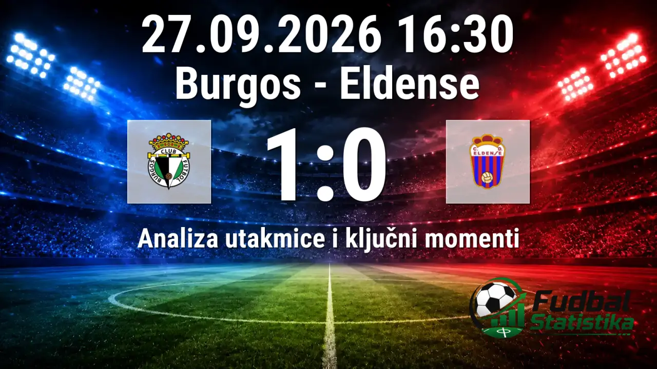 Burgos - Eldense 1:0, 7. kolo Segunda División