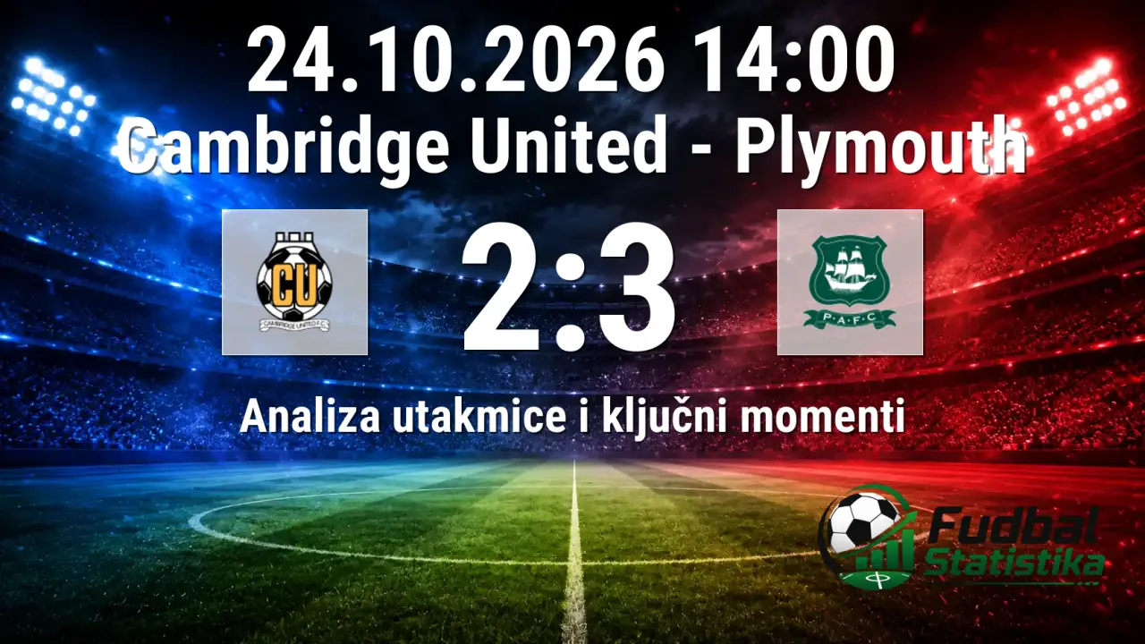 Cambridge United - Plymouth 2:3, League One analiza