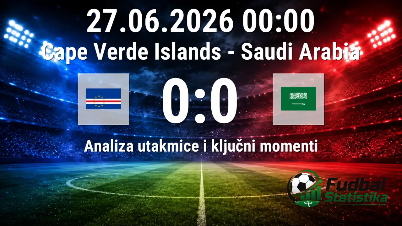 Nereseno izmedju Cape Verde i Saudijske Arabije na Svetskom prvenstvu