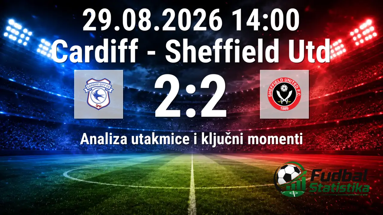 Cardiff i Sheffield Utd remizirali 2:2 u Čempionšipu