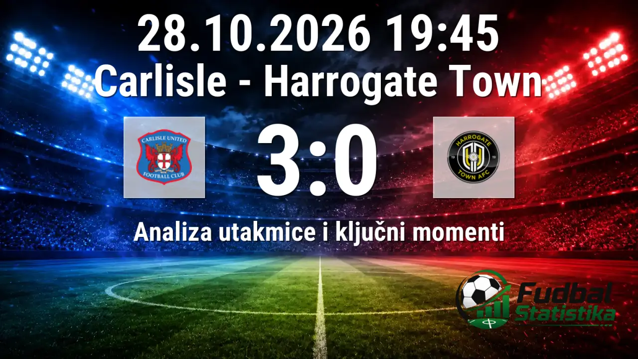 Carlisle pobedio Harrogate Town sa 3:0