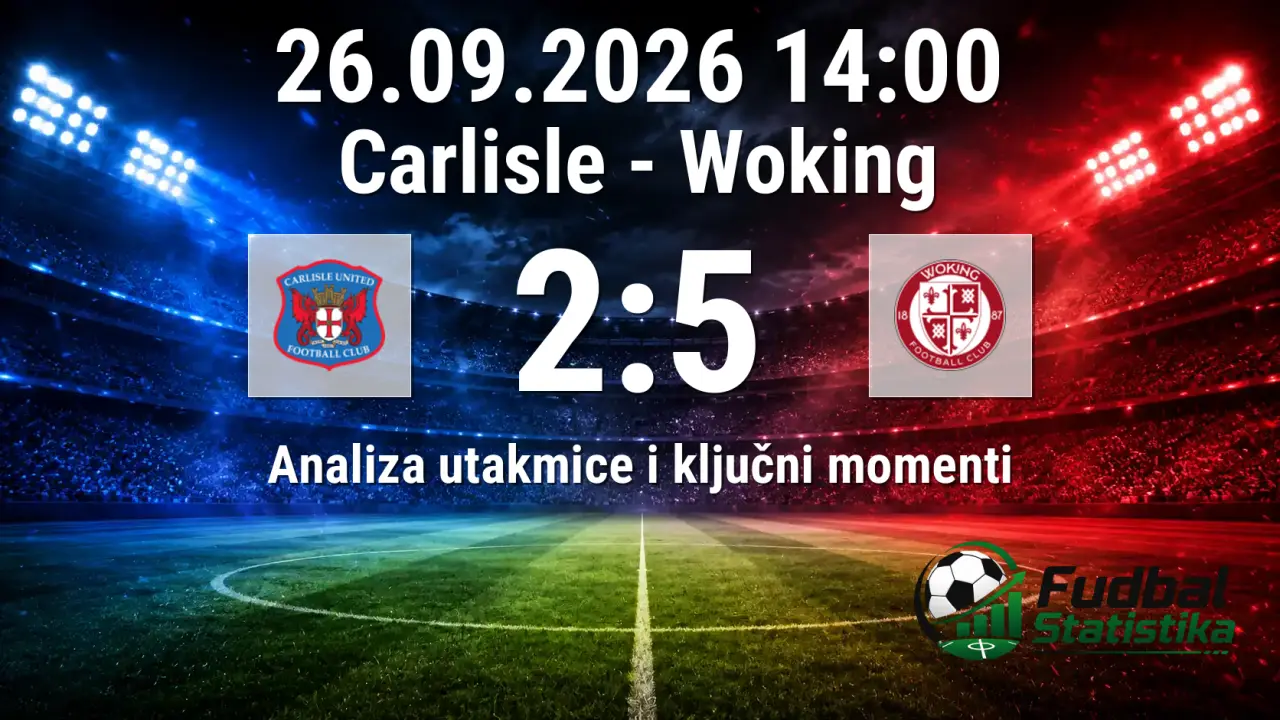 Carlisle - Woking 2:5, National League analiza