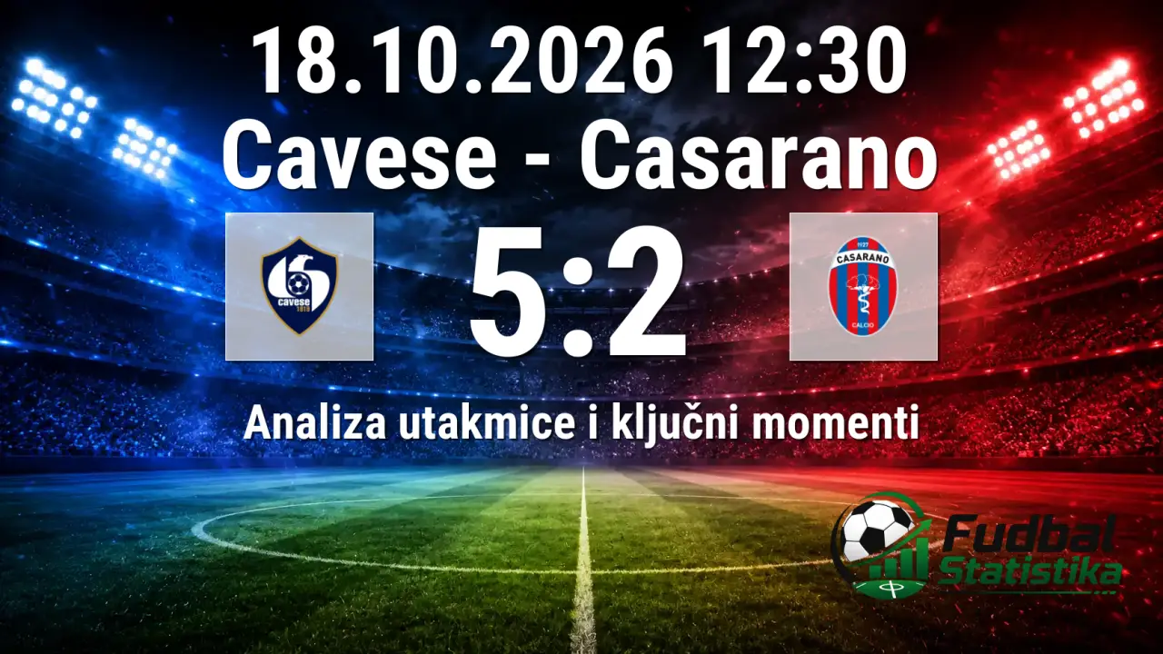 Cavese - Casarano 5:2, Serie C Girone C 10. kolo