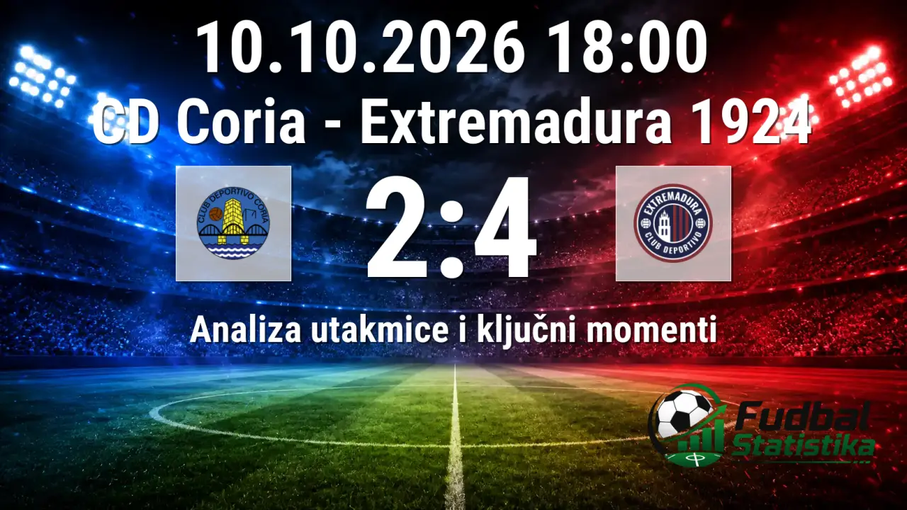 CD Coria vs Extremadura 1924 - analiza utakmice
