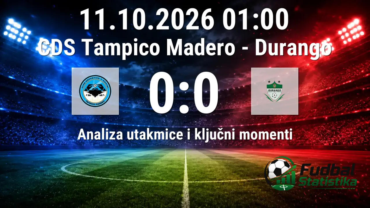 CDS Tampico Madero vs Durango 0:0 - Liga de Expansión MX