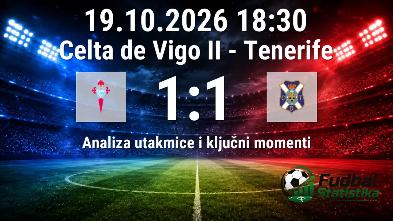 Celta de Vigo II - Tenerife 1:1, Segunda División analiza