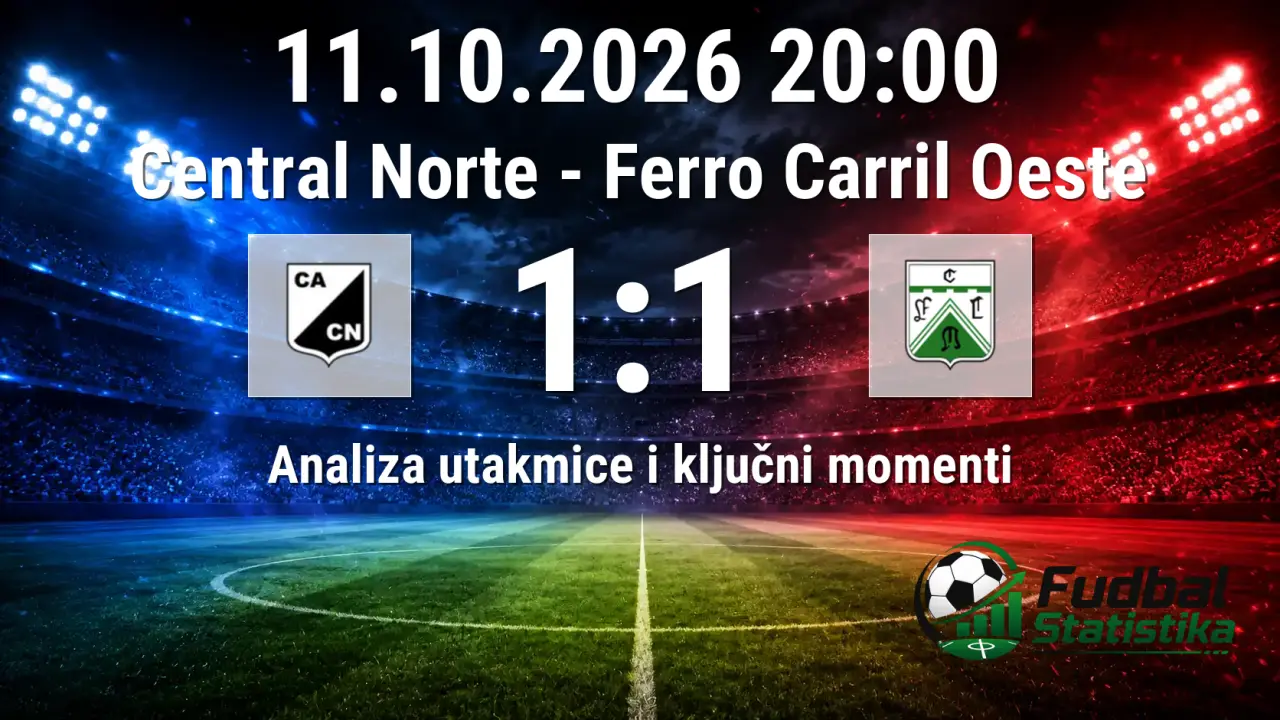 Central Norte i Ferro Carril Oeste remizirali u Salti