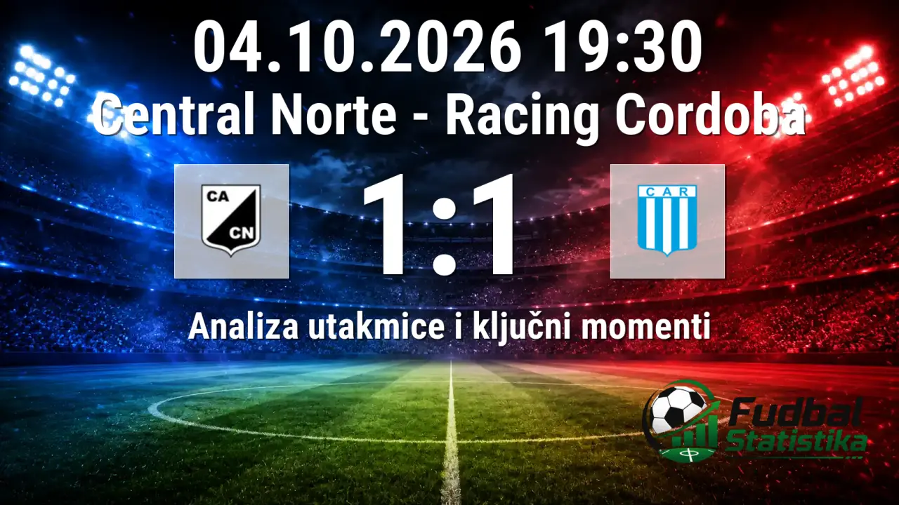 Central Norte i Racing Cordoba remizirali u Salti