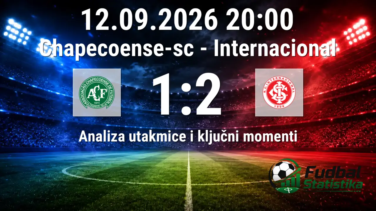 Chapecoense-sc vs Internacional 1:2 - analiza utakmice Serie A Brazil 2026
