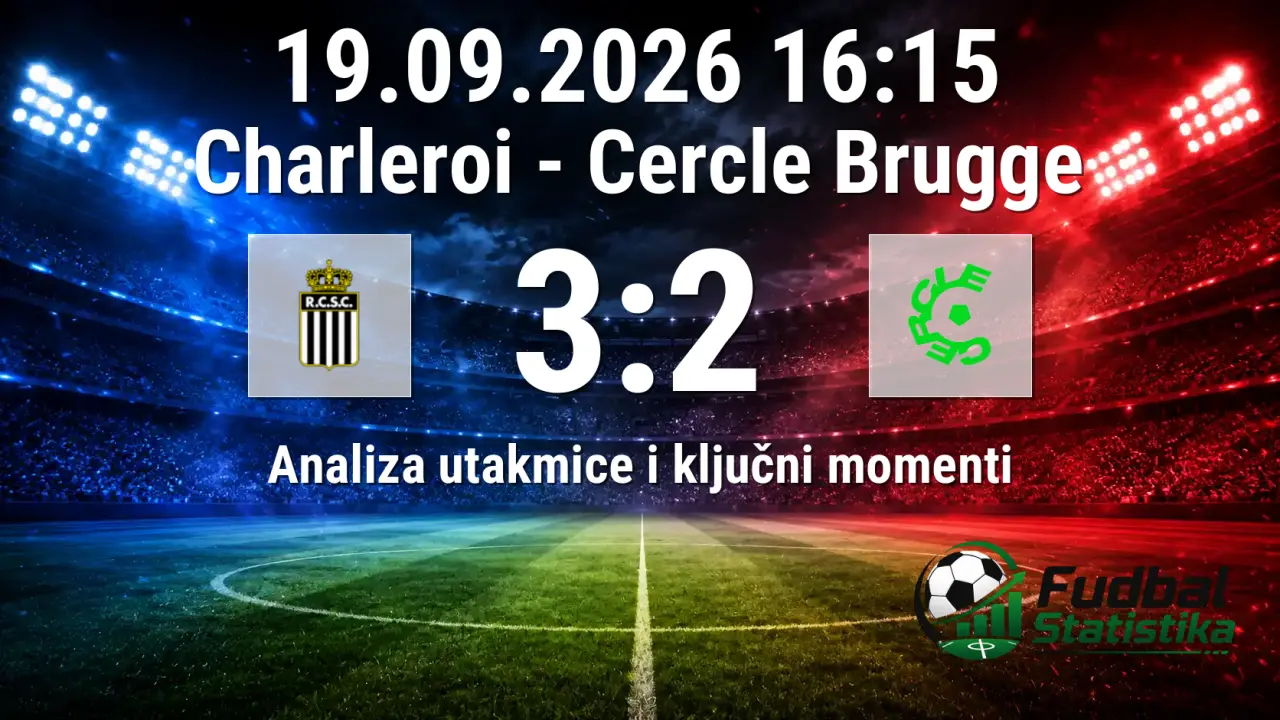 Charleroi - Cercle Brugge 3:2, Jupiler Pro League