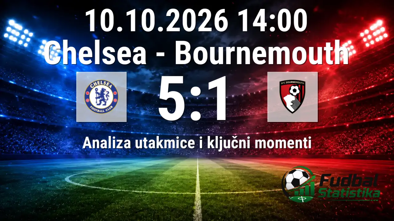 Chelsea - Bournemouth 5:1, Premier League 2026