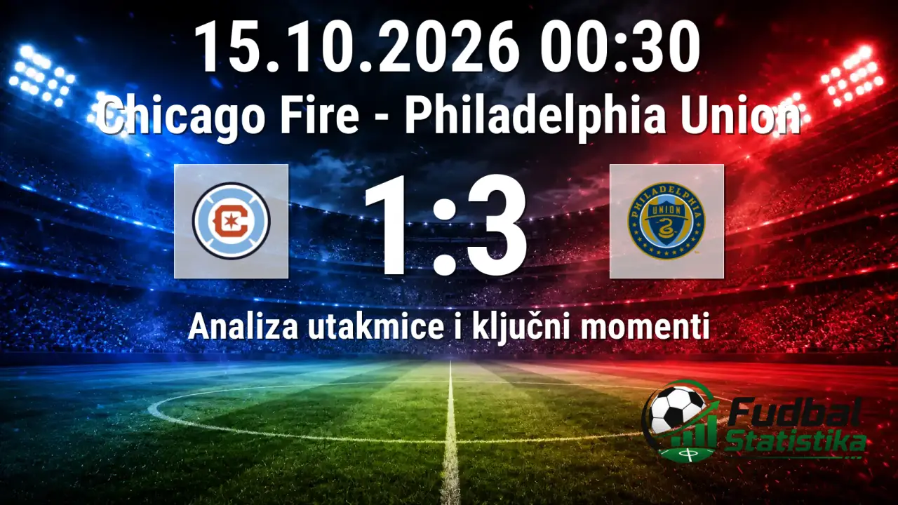 Chicago Fire - Philadelphia Union 1:3, MLS 2026 analiza