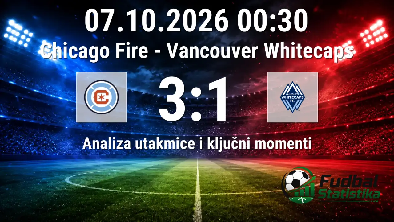 Chicago Fire - Vancouver Whitecaps 3:1, MLS analiza