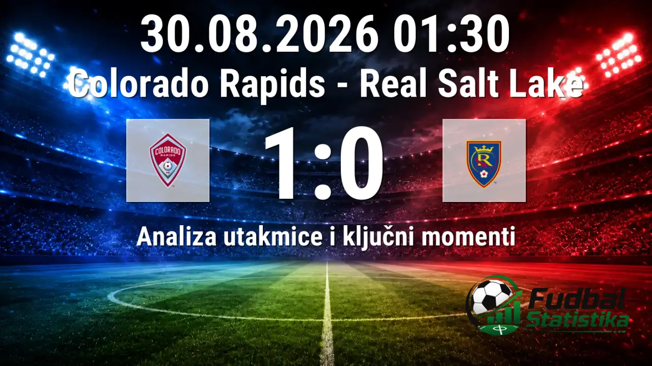 Colorado Rapids - Real Salt Lake 1:0, MLS analiza