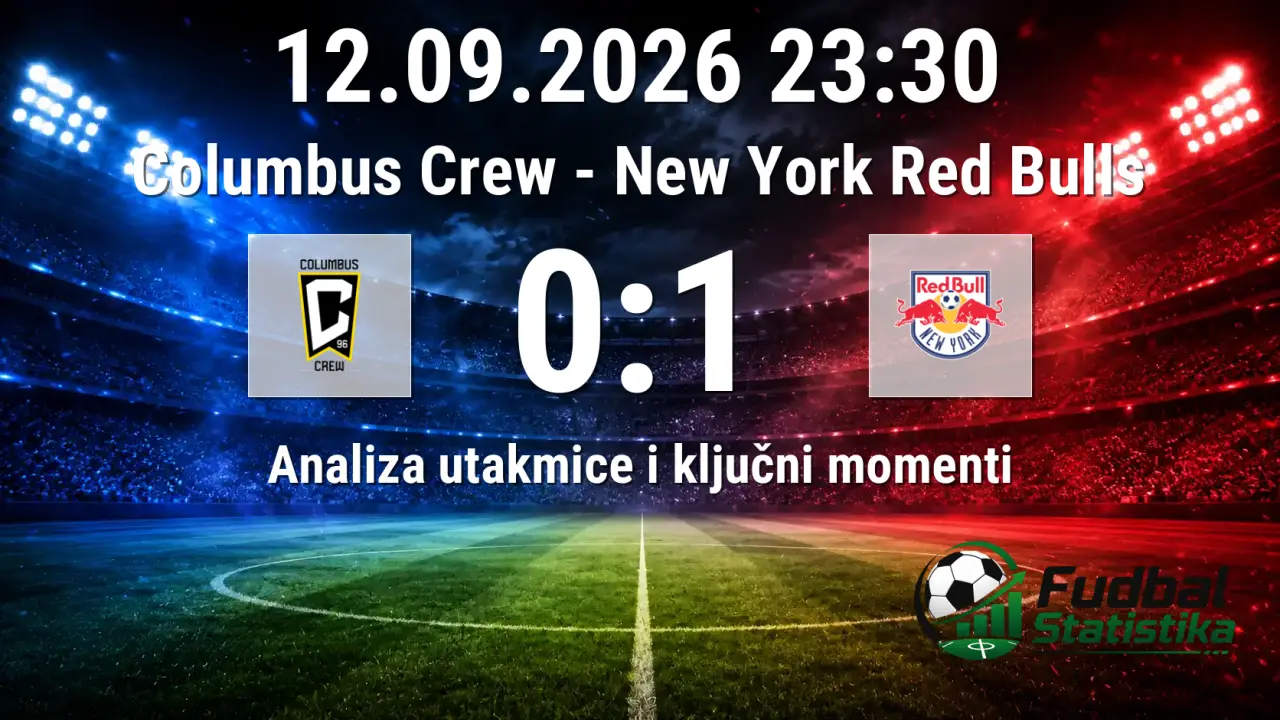 Columbus Crew - New York Red Bulls 0:1 analiza