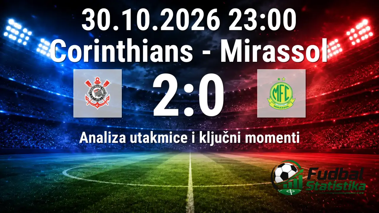 Corinthians - Mirassol 2:0, Serie A Brazil 33. kolo
