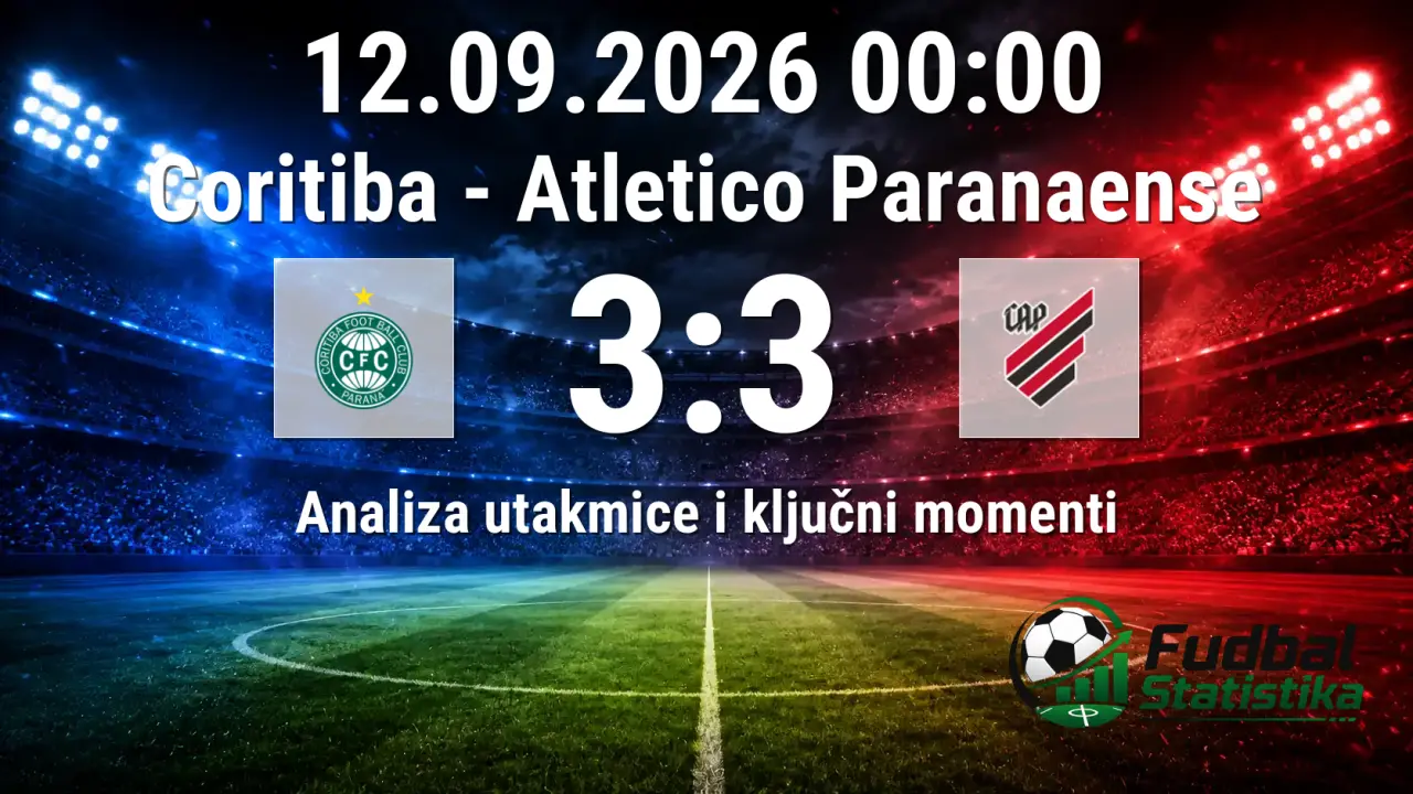 Coritiba i Atletico Paranaense odigrali 3:3 u Seriji A