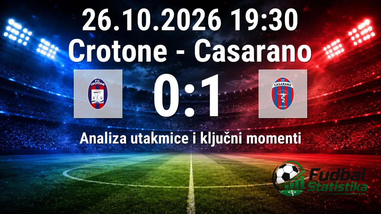 Crotone - Casarano 0:1, Serie C Girone C