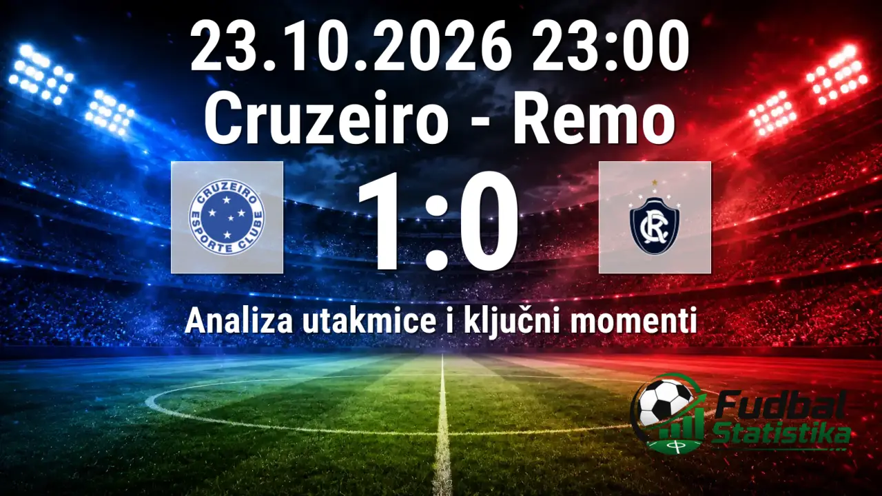 Cruzeiro pobedio Remo u 32. kolu Serie A Brazil