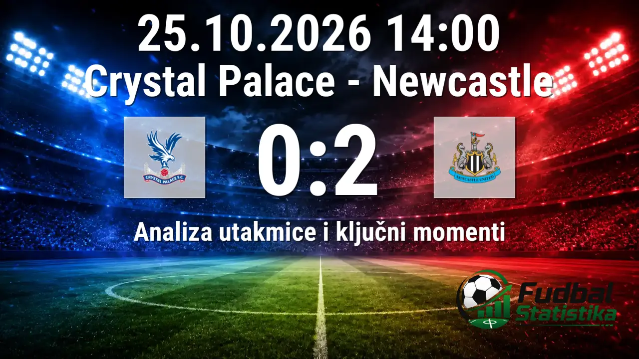 Crystal Palace - Newcastle 0:2, Premier League 8. kolo