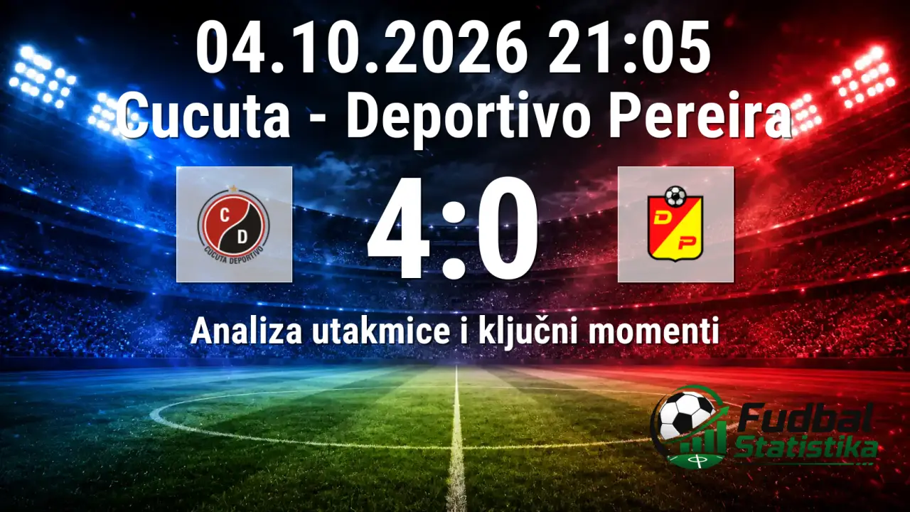 Cucuta ubjedljiv protiv Deportivo Pereira