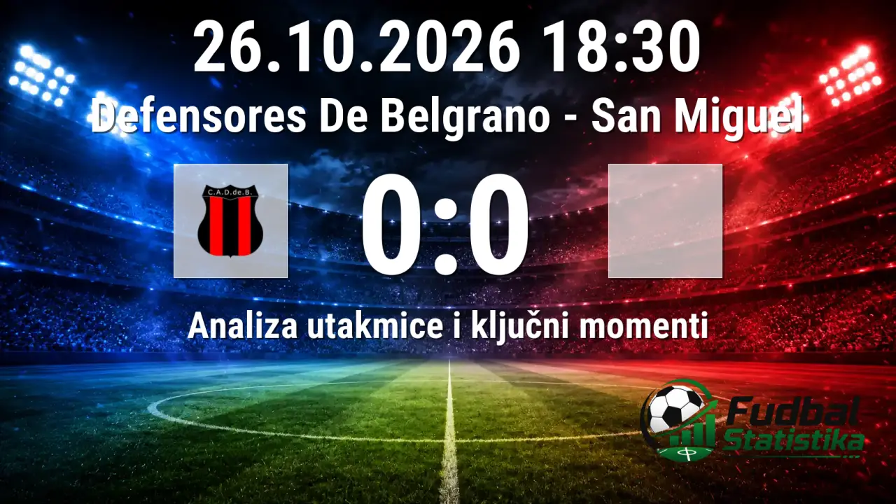 Defensores De Belgrano i San Miguel bez golova u 35. kolu Argentine
