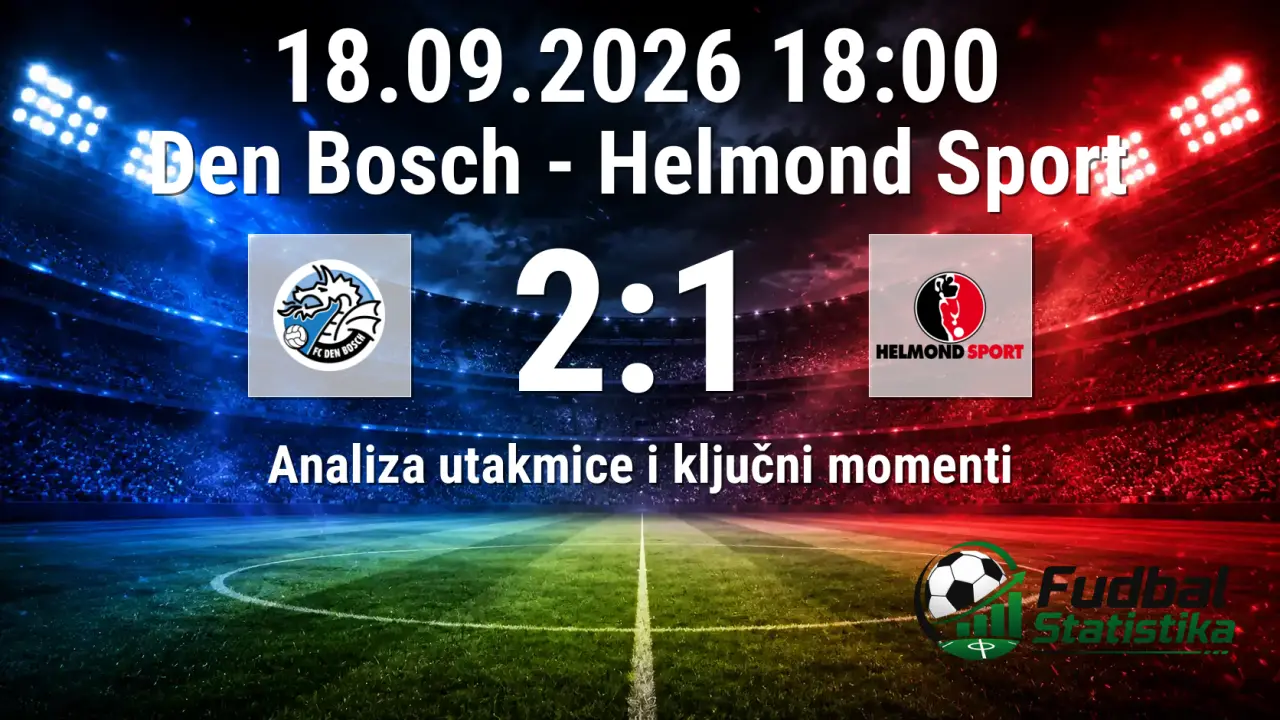 Den Bosch - Helmond Sport 2:1, Eerste Divisie 7. kolo