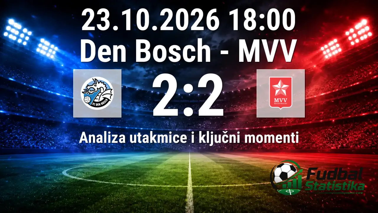 Den Bosch i MVV odigrali nerešeno u Eerste Divisie