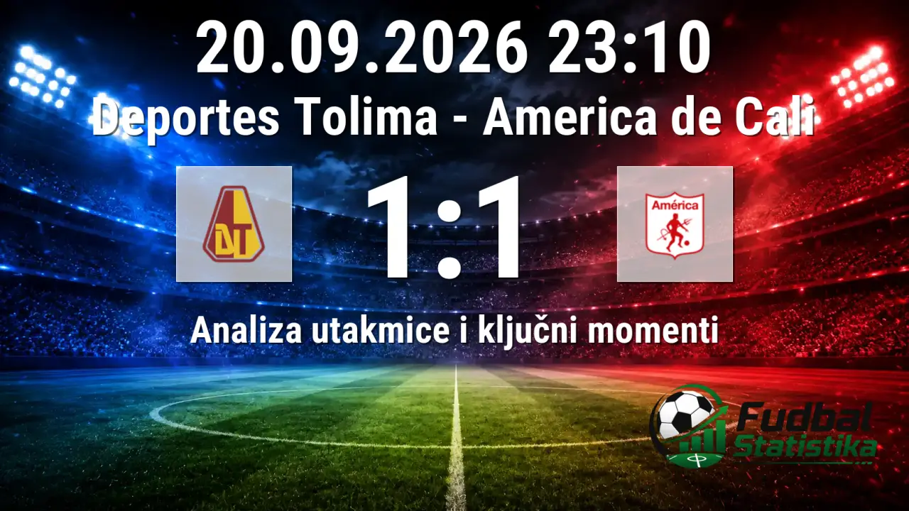 Deportes Tolima i America de Cali remizirali u Kolumbiji