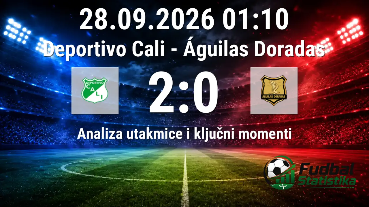 Deportivo Cali - Águilas Doradas 2:0, Primera A 2026