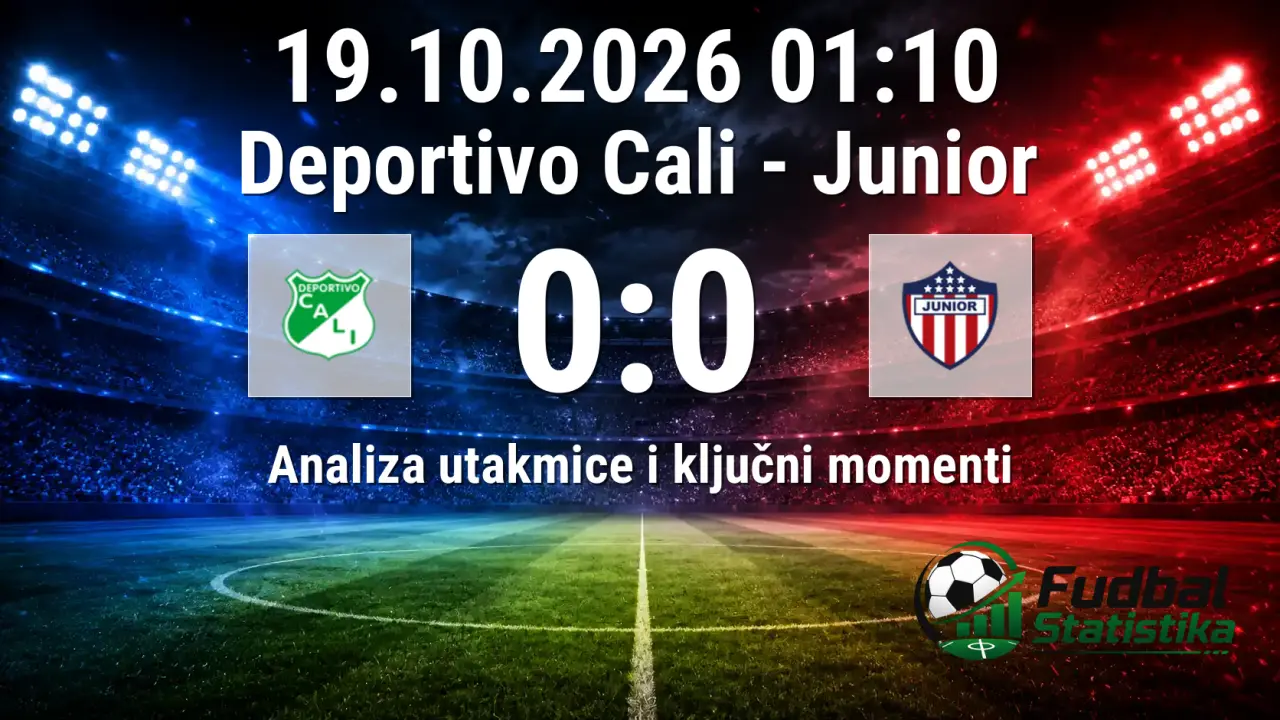 Deportivo Cali vs Junior 0:0 - Primera A analiza