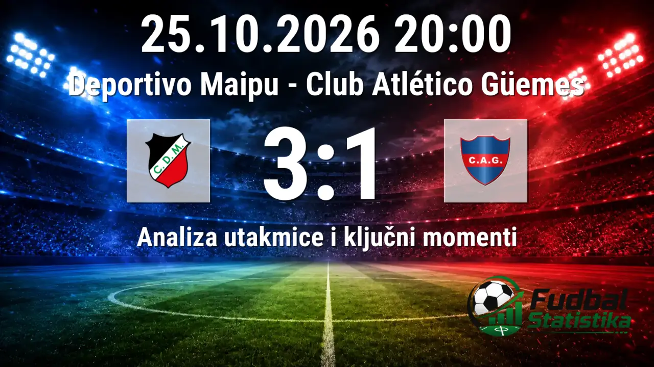 Deportivo Maipu pobedio Club Atlético Güemes 3:1