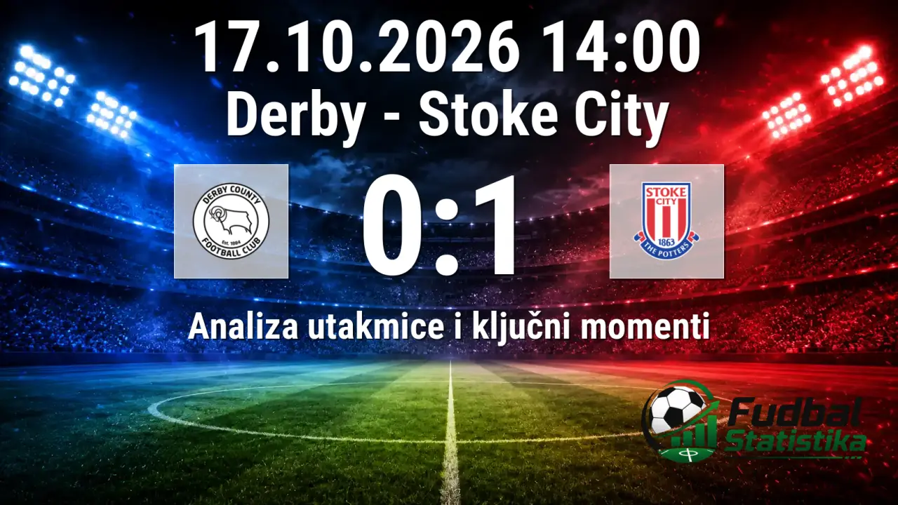 Derbi - Stoke City 0:1, Championship 11. kolo