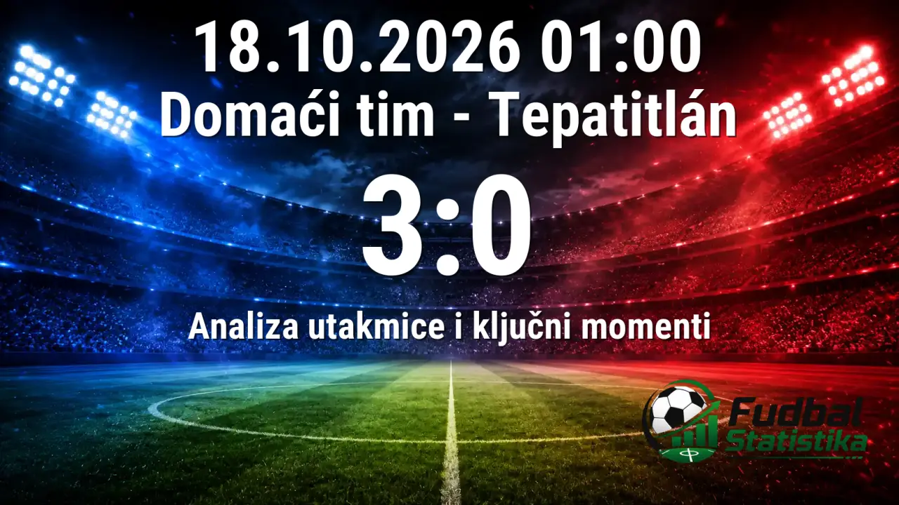 Domaći tim – Tepatitlán 3:0, Liga de Expansión MX