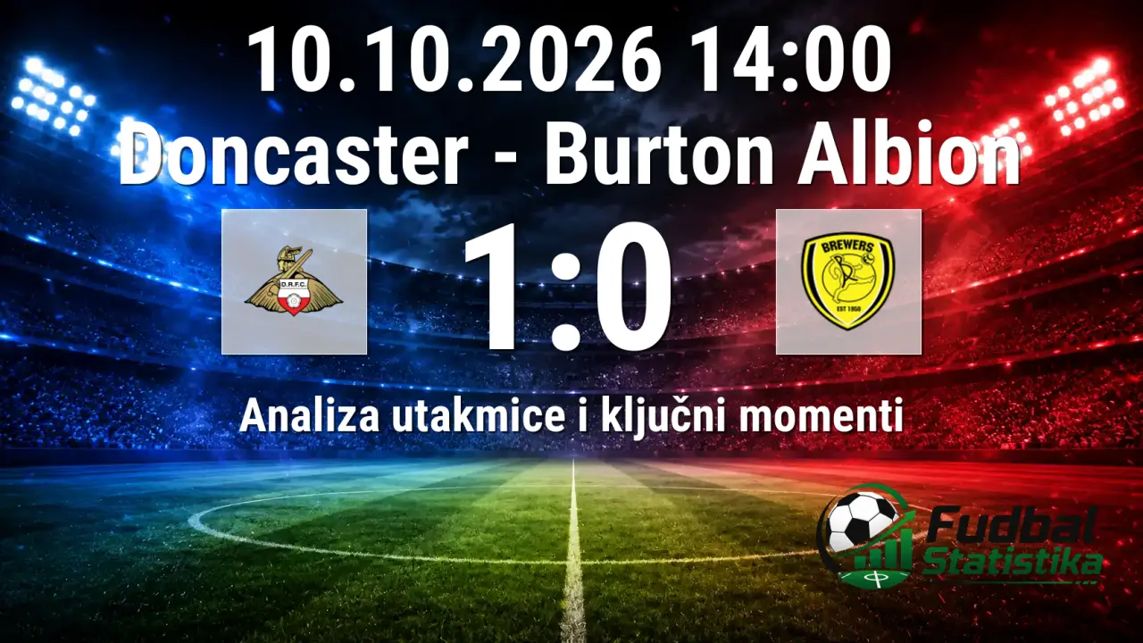 Doncaster - Burton Albion 1:0, League One analiza