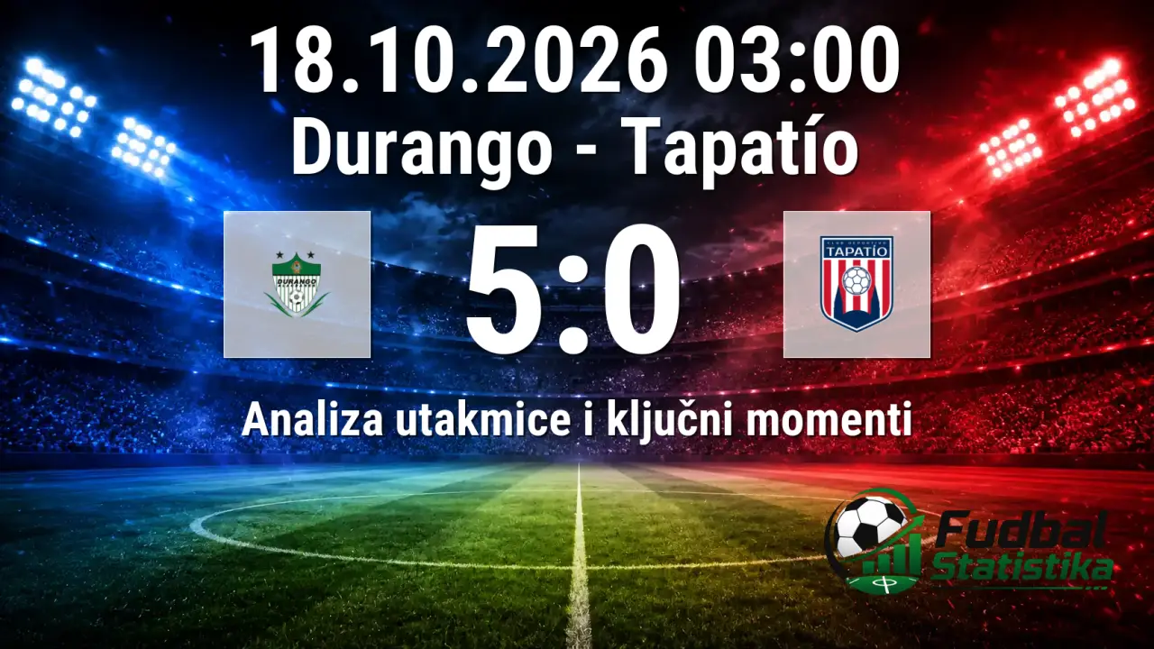 Durango protiv Tapatía: Ubedljiva pobeda u Liga de Expansión MX