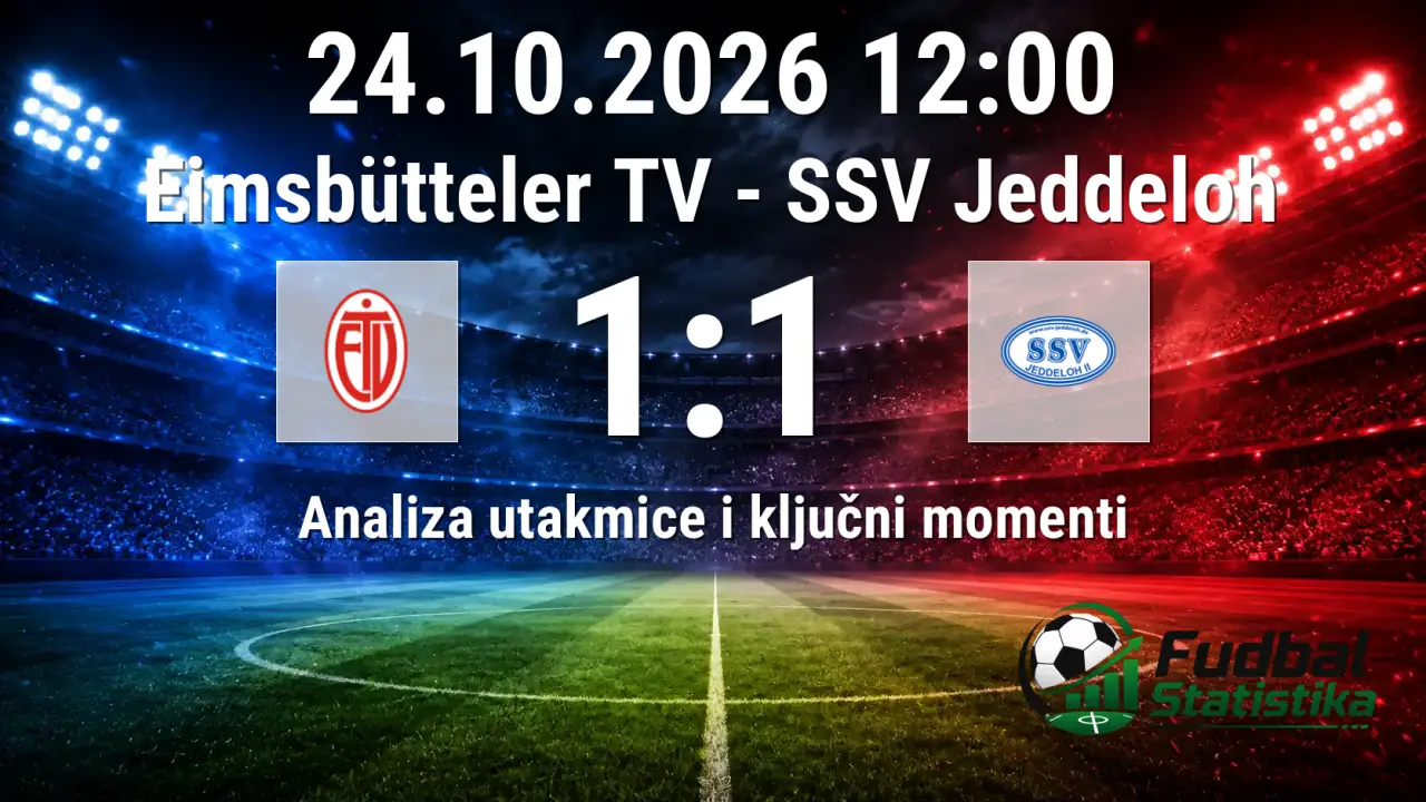 Eimsbütteler TV i SSV Jeddeloh remizirali u Regionalliga Nord