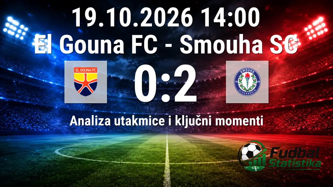 El Gouna FC - Smouha SC 0:2, Premijer liga Egipta 7. kolo