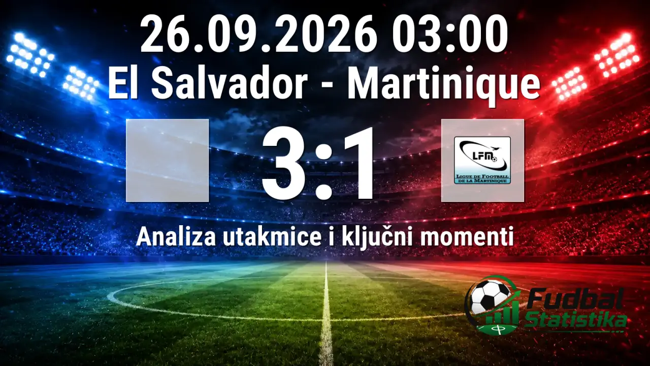 El Salvador - Martinique 3:1 u CONCACAF Nations League