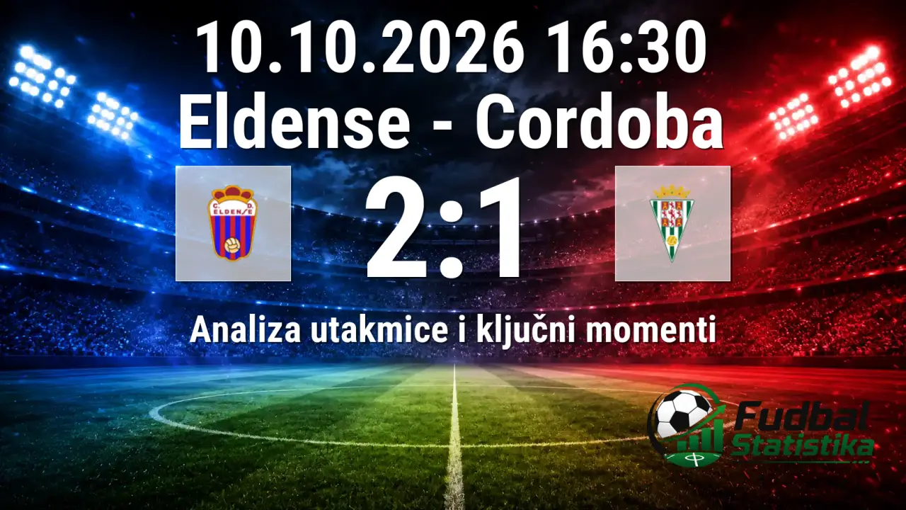 Eldense - Cordoba 2:1, Segunda División, 9. kolo