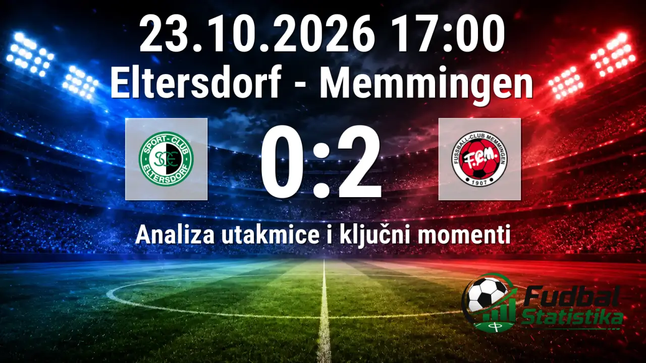 Eltersdorf - Memmingen 0:2, Regionalliga Bayern 16. kolo