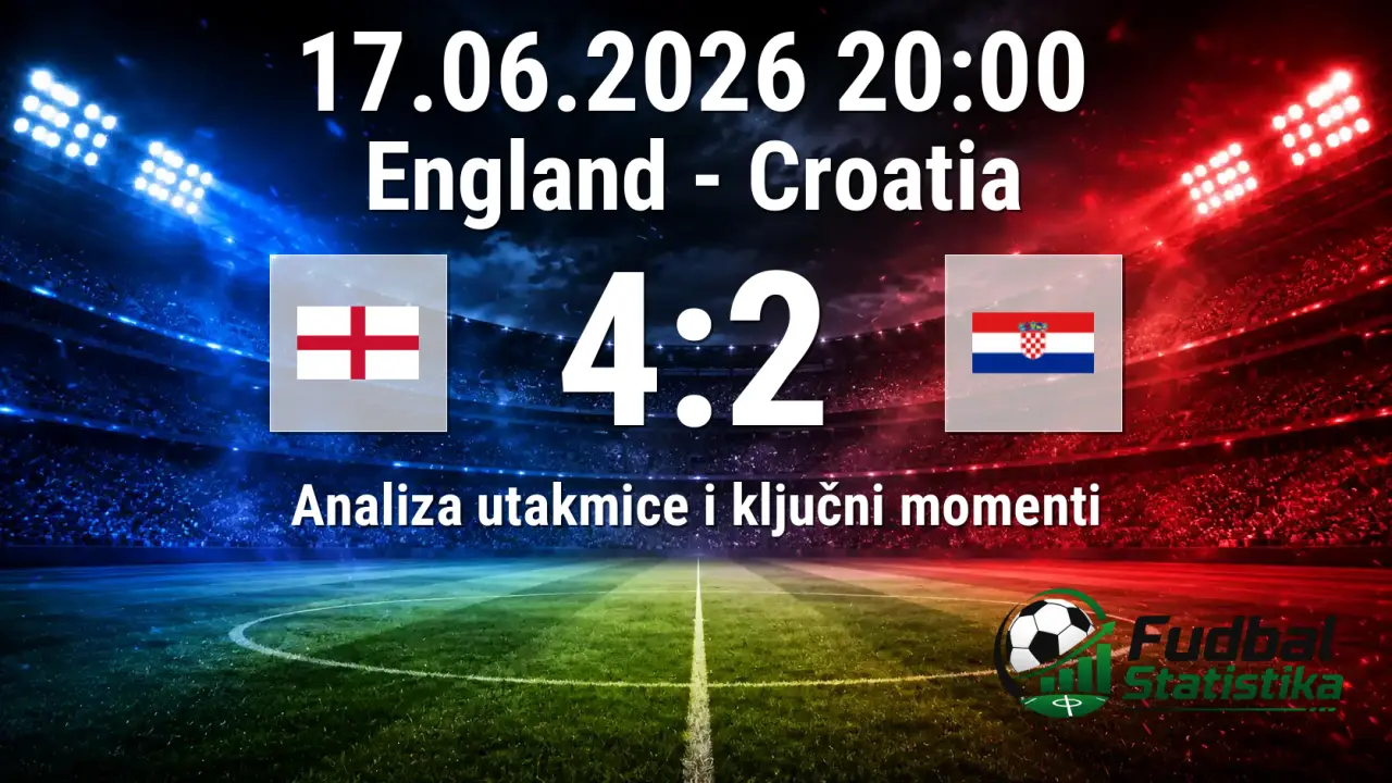 Engleska - Hrvatska 4:2, Grupa Svetskog prvenstva 2026