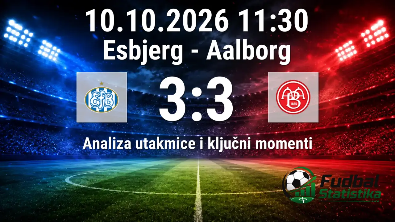 Esbjerg i Aalborg odigrali remi 3:3 u danskoj 1. Division