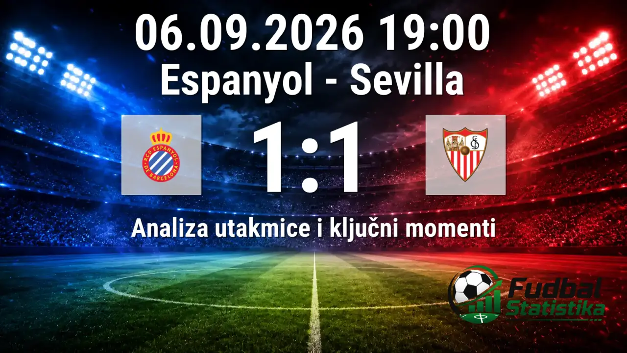 Espanyol i Sevilla remizirali u La Ligi na RCDE stadionu