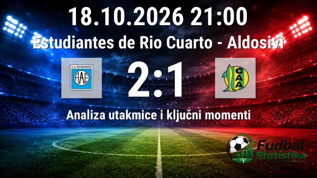Estudiantes de Rio Cuarto - Aldosivi 2:1, Liga Profesional Argentina