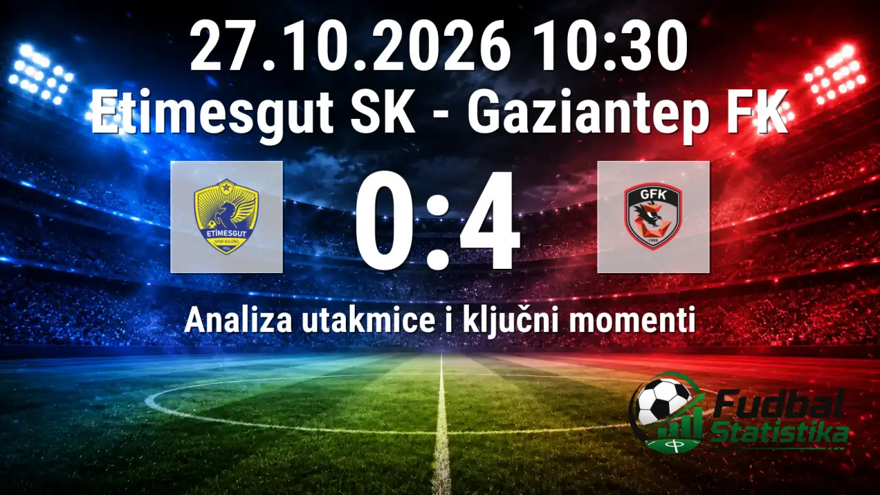 Etimesgut SK - Gaziantep FK 0:4, Turski Kup 3. kolo