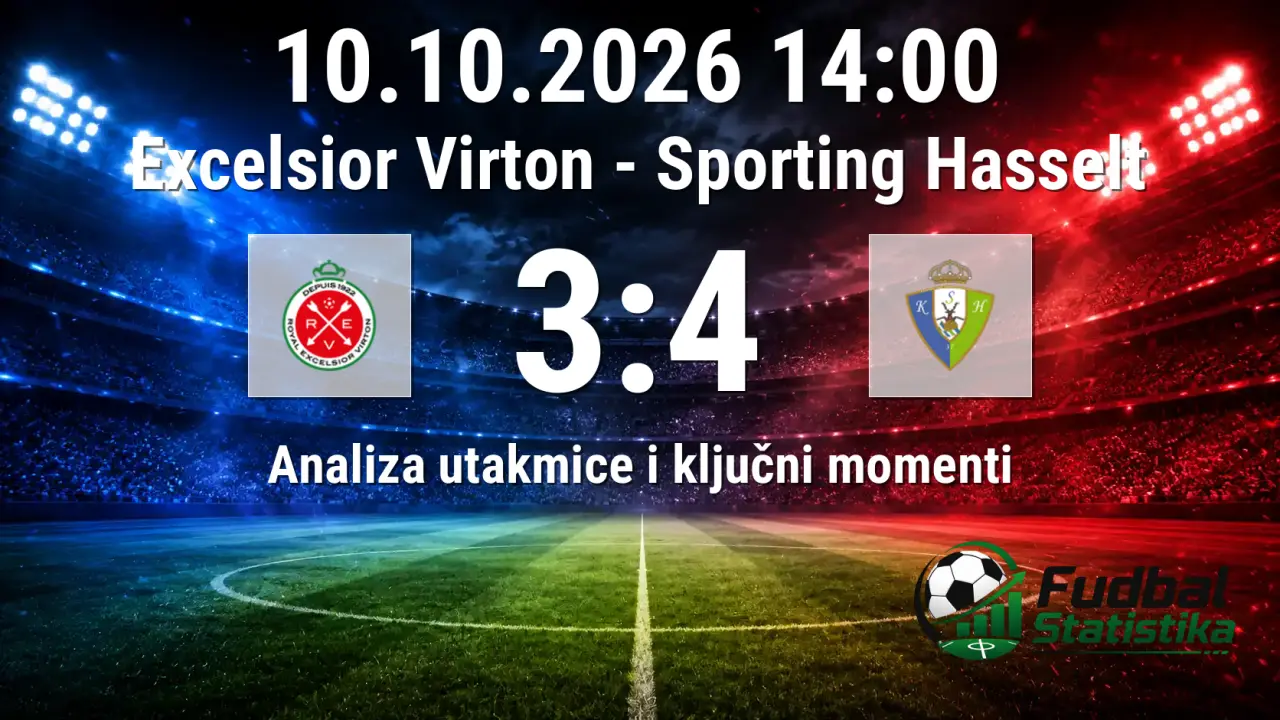Excelsior Virton - Sporting Hasselt 3:4