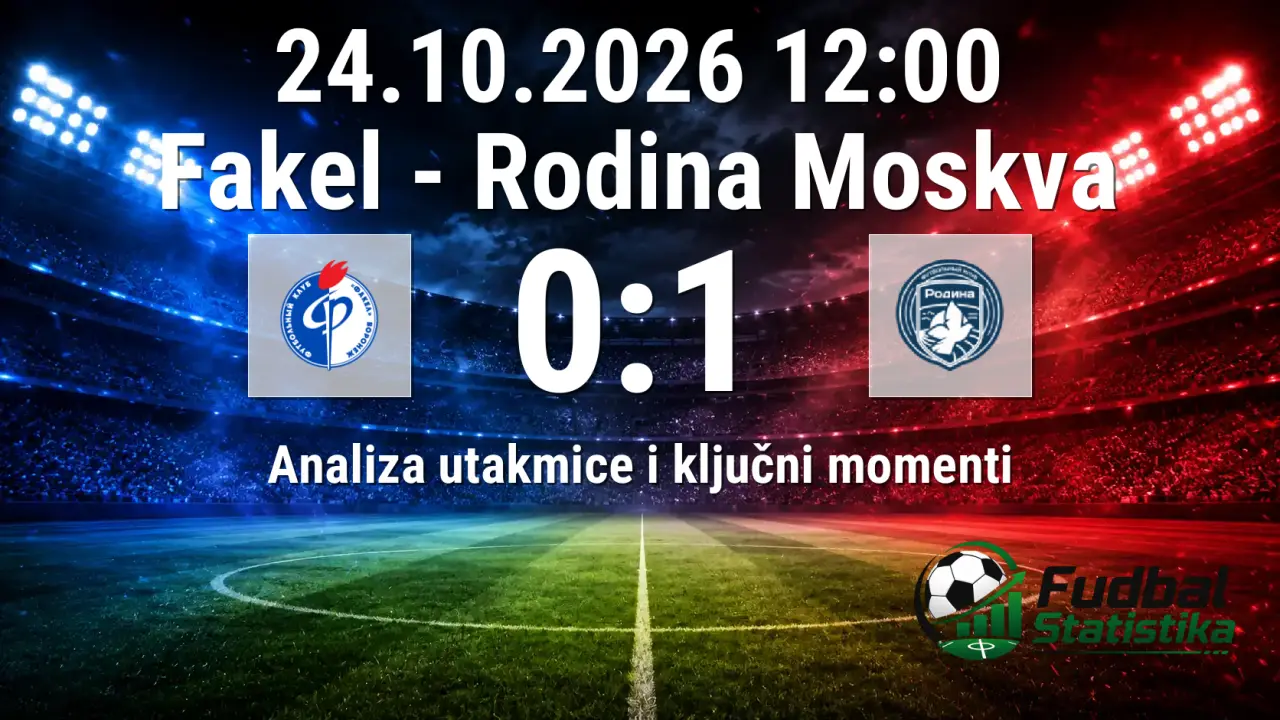 Fakel vs Rodina Moskva 0:1 - analiza utakmice 12. kola Premijer lige Rusije