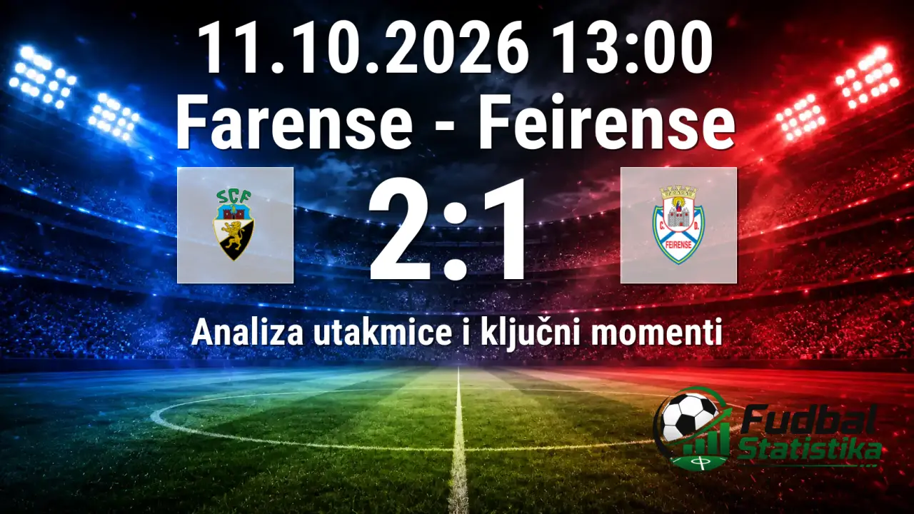 Farense - Feirense 2:1, Segunda Liga 7. kolo