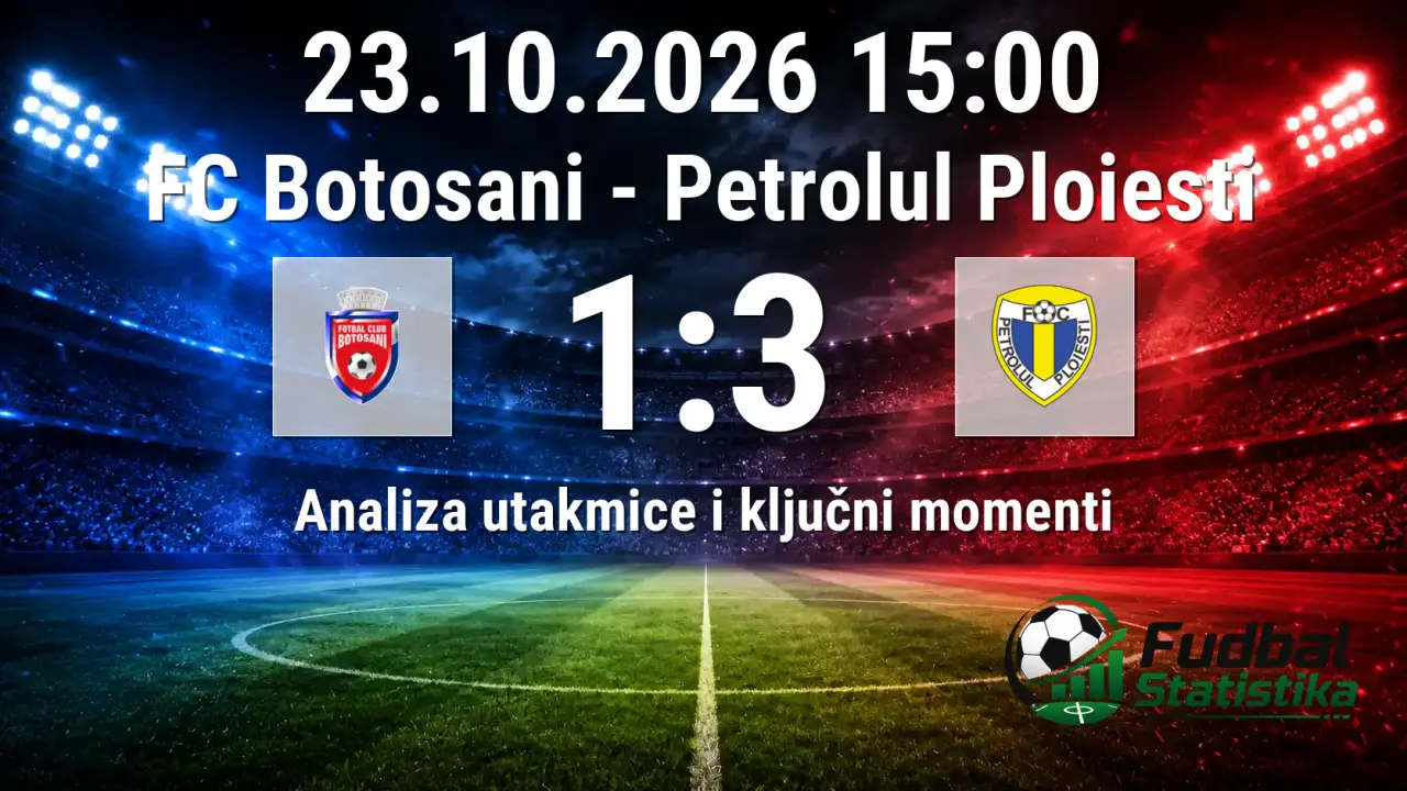 FC Botosani - Petrolul Ploiesti 1:3, Liga I 13. kolo